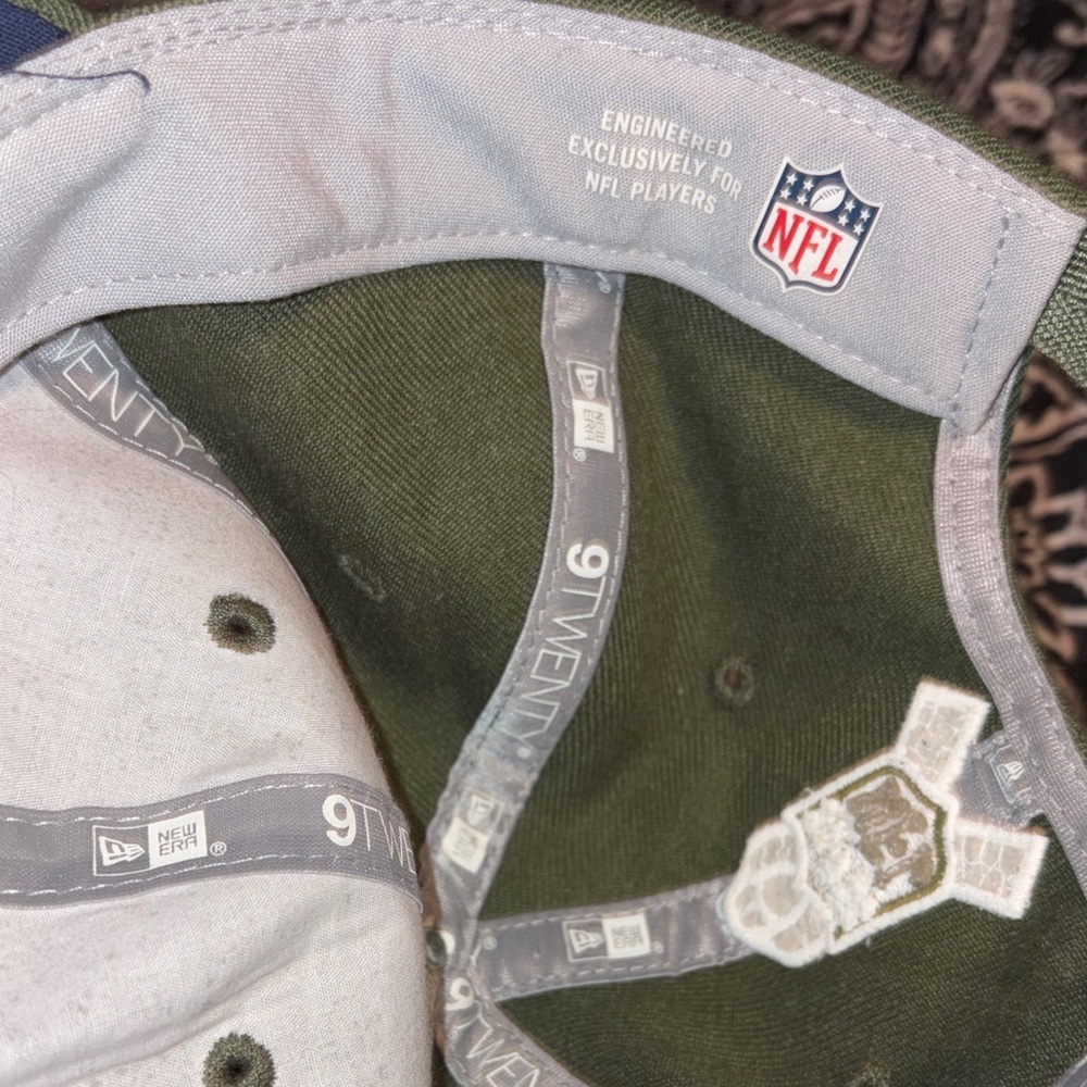 New Era Women Dallas Cowboys 2018 Salute to Service sideline hat NWOT - Picture 6 of 7